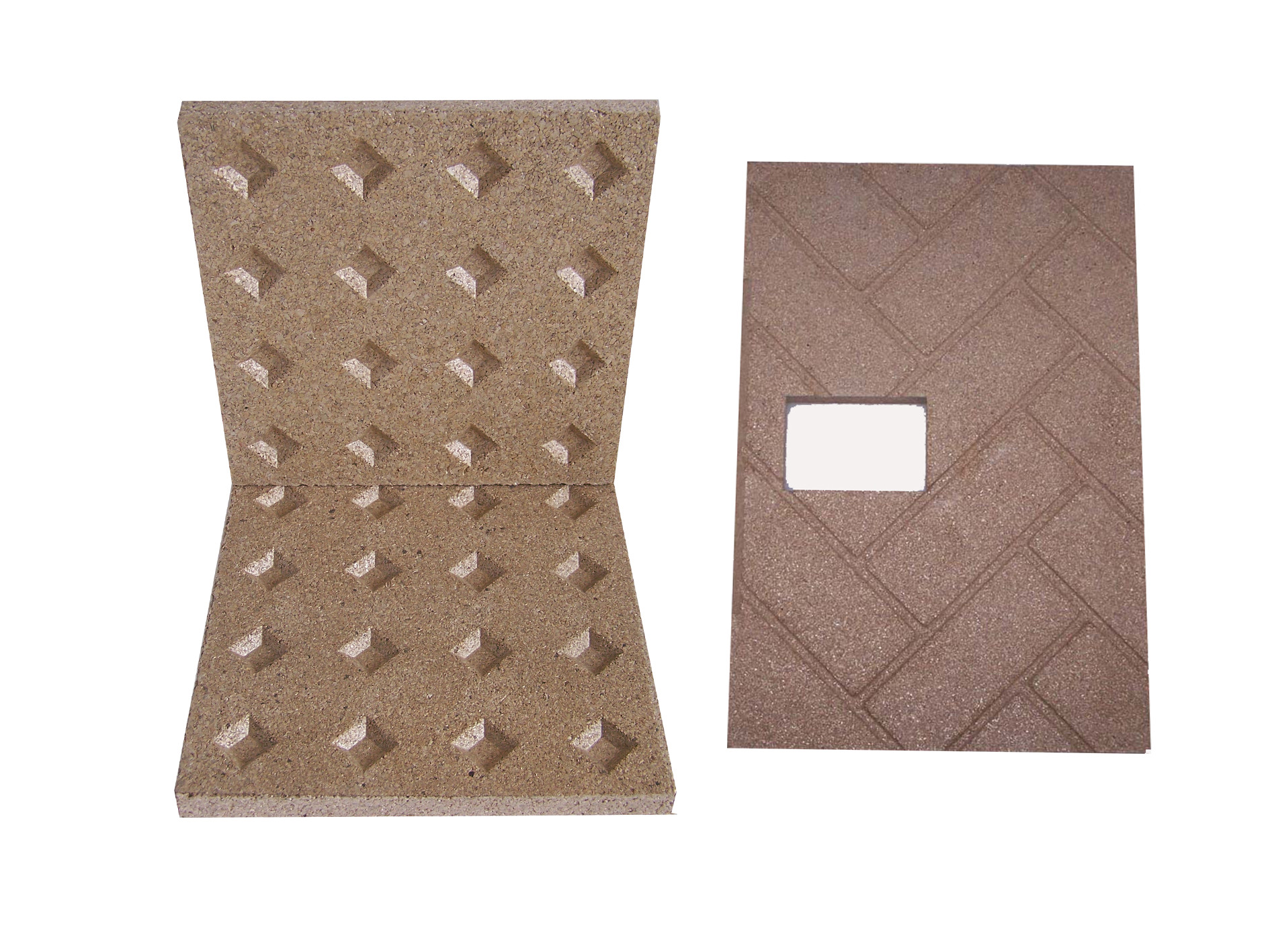 Log Burner Fireplace Insulation Board Practical Vermiculite Material